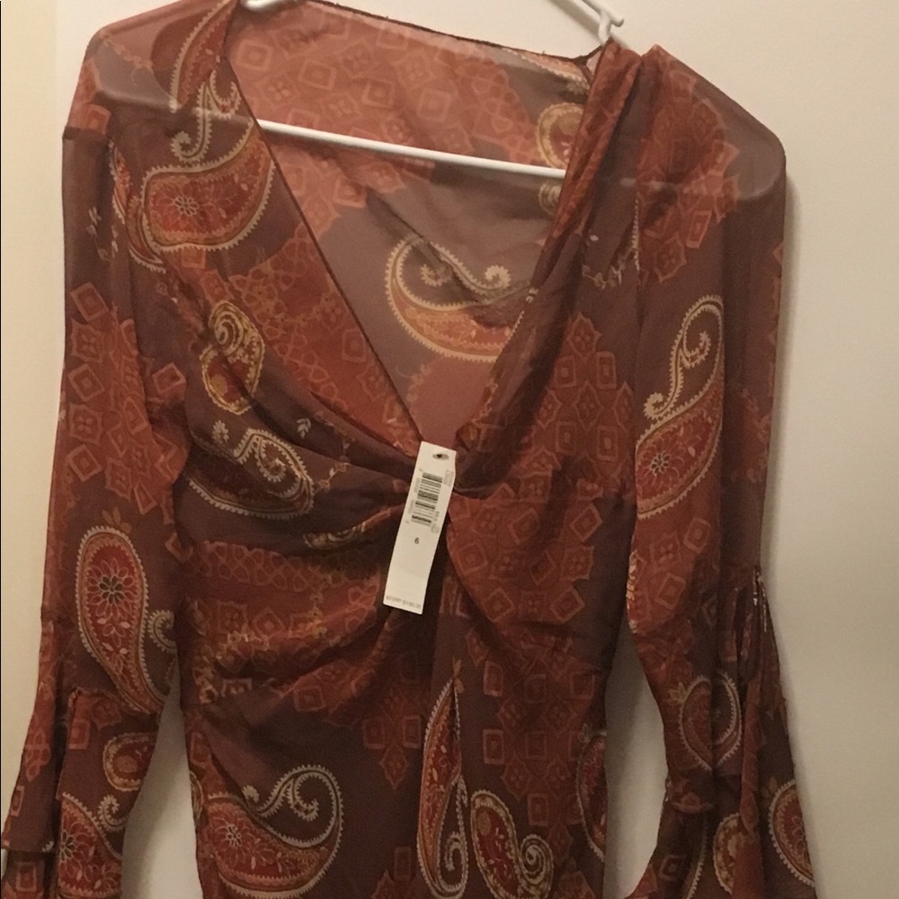 LAUNDRY by Shelli Segal 100% Silk Pattern Dress